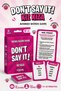 Don'T Say It! Kiz Kiza – Banned Word Telling Game |   Fun Girl Party Game