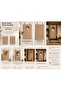 Behind the Door~Wall-Mounted Dirty Laundry Basket Toy Organizer (Coffee -Cappuccino) {Duck Fabric} - 4