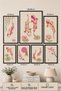 7-Piece Frame-Looking Modern Painting Set |   Feng Shui Themed |   Living Room, Office, Kitchen and Study Room Wall Decor