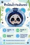 Cute Astronaut Panda Metal Locking Piggy Bank |   Space Themed Gift - 7