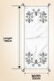 Buldan Fabric Punch Embroidered Table Runner |   Tasseled Decorative Coverlet (35X140 cm) - 13+ Pattern Options - 3