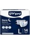 Adult Diapers with Waist Band Night Night L - Large - Large 168 Pieces - 2