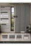 Tile Adafon Fon Curtain with Velvet Texture, Stylish and Soft Textured Decorative Curtain Compatible with Cornice - 2