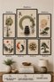 7-Piece Frame-Looking Modern Painting Set |   Feng Shui Themed |   Living Room, Office, Kitchen and Study Room Wall Decor