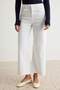 Beyaz Yüksek Bel Orta Esnek Culotte Geniş Paça Jeans TWOSS26JE00239 - 3