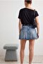 Black 100% Cotton Plain Regular Fit Asymmetric Collar Short Sleeve Knitted T-Shirt Twoaw27Ts00007 - 3