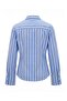 Blue-Multicolor Striped Fitted Cotton Lycra Shirt Twoaw27Go00086 - 3