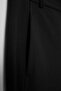 Siyah Düz Barrel Fit Boru Paça Örme Pantolon TWOAW27PL00053 - 2
