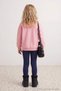 Pembe Pamuklu Kalın/İçi Polarlı Kız Çocuk Örme Sweatshirt ve Tayt Alt - Üst Takım TKDAW26AU00012 - 5