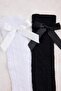 Black and White Girls' 2-Piece Socks Tkdaw27Co00014 - 2
