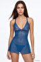 Petrol Tulle Lace Babydoll/Fantasy Nightgown Thmss26Ll00013 - 2