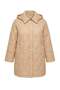 Stone Oversize Patterned Hooded Quilted Midi Length Plus Size Coat Twoaw27Aw00029 - 5