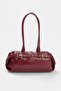 Bordo Kadın Kemer Detaylı Mini Çanta TAKSS26OC00075 - 3