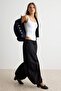 Ecru Plain Fitted Square Neck Sleeveless Gathered Snap Fastener Polyamide Knitted Bodysuit Twoss26Bd00023