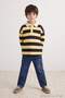 Dark Blue Boy's Denim Trousers Tkdaw27Je00020 - 4