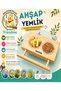 Trendme Natural Bird Food Snack Bowl (Double) - 2