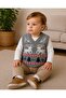 Deer Patterned Baby Sweater - 2