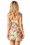 Lace Embroidered Stylish Patterned Satin Nightgown - 2