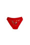 Red Christmas Patterned Hoo Hoo Hoo Cotton Panties