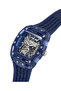 Mens Blue Rectangle Watch - 4