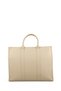 Women's Strap Handbag Cream - 6