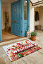 Christmas Walking Stick and Round Candies Welcome Door Mat 45x70cm