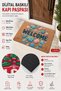 Door Mat 45X70Cm Non-Slip Base Decorative Indoor Outdoor Colorful Mussels and Stones - 5