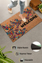 Door Mat 45X70Cm Non-Slip Base Decorative Indoor Outdoor Drop Patterned Birds - 3