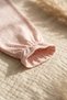 Lulla 100% Cotton Pink Heart Patterned 3-Piece Baby Set - Long Sleeve Snap-Up Bodysuit and Ruffled Pants - 5