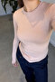 Finger-Loop Long Sleeve Bodysuit - POWDER PINK - 2