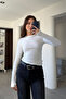 Long-Sleeve Finger-Loop Bodysuit - ECRU - 5