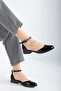 Tilda Low Heel Patent Leather Shoes Black - 4