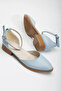 Tilda Low Heel Skin Shoes Baby Blue - 8