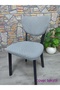 Elma Chair Cover Chaır Cover Brick Pattern Quality Fabric 1 Quality Woven Rubber Is Used Gray - 3