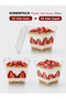 200Cc Prism Dessert Bowl 50 Pieces with Lid Magnolia Bowl Mica Hard Plastic Dessert Bowl - 3