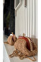 Handmade Premium Acrylic Hand-Crafted Shoulder Bag Clutch (30X19Cm)Brown - 7
