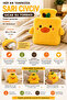 Yellow Chick Plush Hot Water Bag with Soft Cover Thermofor for Warming and Winter Use - 8