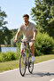 Men's Waffle Fabric Short Sleeve Shirt Shorts Set Regular Fit Summer Two-Piece Set - Beige - 3