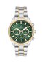 Yellow Silver Inside Green Fittings Active Men's Wrist Watch - 7