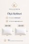 2-Piece Premium Rectangular Throw Pillow with 100% Pure Silicone Fiber Filling Soft Plump Seat Sofa Lumbar Pillow Inner Cushion - 2
