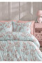 Elastic Sheet Duvet Cover Set Double Size Blossom Blue