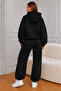 Women's Oversized Hooded Tracksuit Set Winter Cotton-Insulated - 3