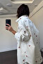 Cherry Embroidered Denim Jacket - 3