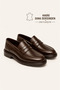 Men's Brown Genuine Leather Loafer Shoes - Thunder