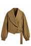 Zr Model Belted Design Women's Lined Trench Coat Trench Jacket - 2