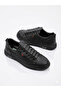 Men's Summer 100% Leather Black Sneaker Shoes Offer Elegance and Comfort in an Innovative Style - 2