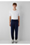 Printed Navy Blue Sweatpants 0010641-70497 - 3