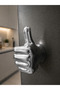 Complete Magnetic Refrigerator Magnet with Hand Figure and Bottle Cap Opener – Silver - 3