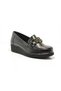 Women's Vegan Leather Light Wedge Heel Daily Non-Slip Non-Sweat Sole Lightweight Casual Shoes