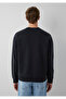 M0S10611 Patch Embroidered Men's Sweatshirt Black - 6